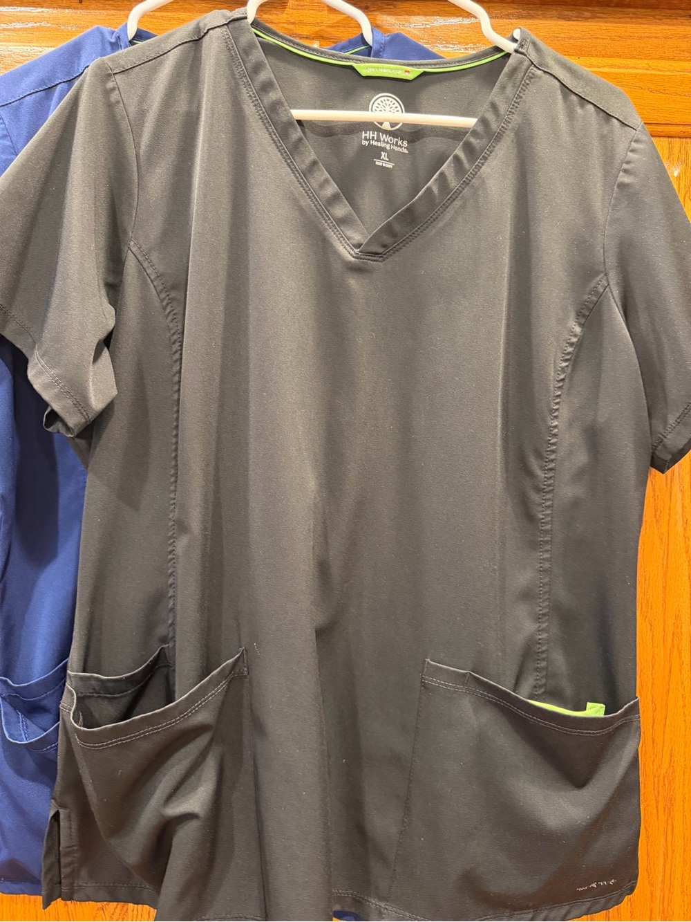 Women’s Black V-Neck Scrub Top